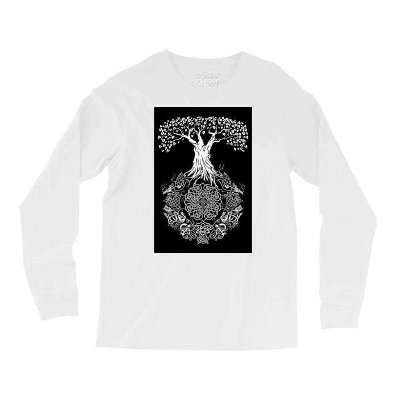 Tree Of Life  Red Red Long Sleeve Shirts | Artistshot