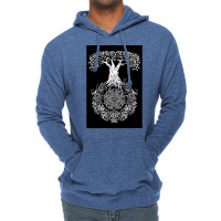 Tree Of Life  Red Red Lightweight Hoodie | Artistshot