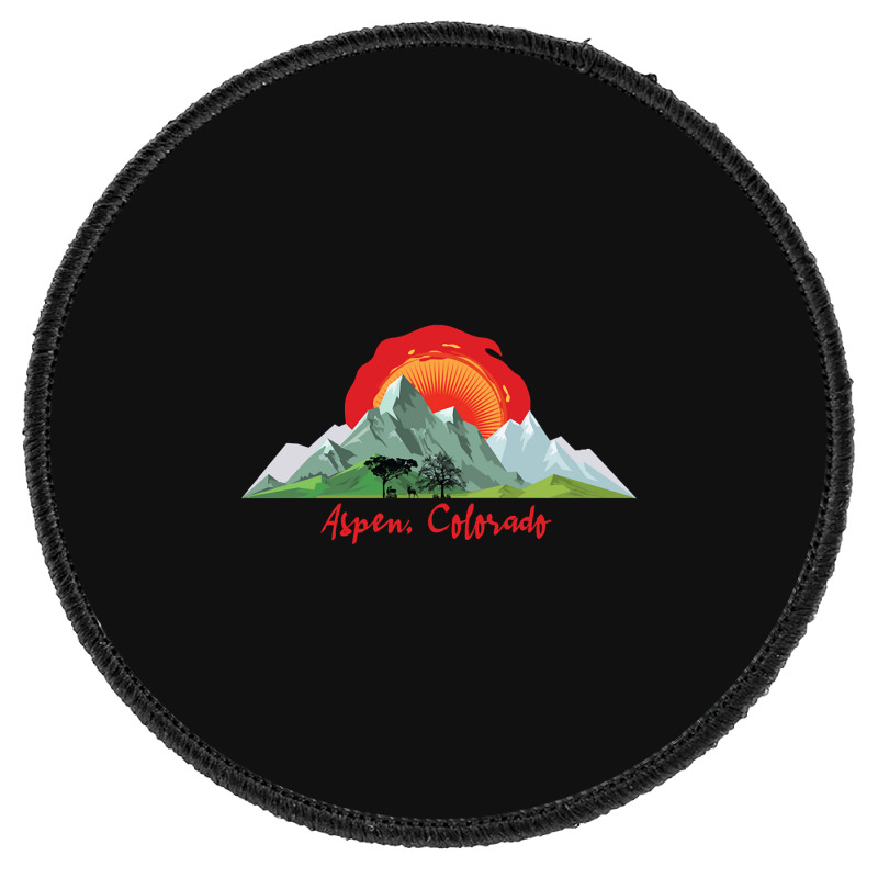 Aspen Colorado-ooqlx Round Patch | Artistshot