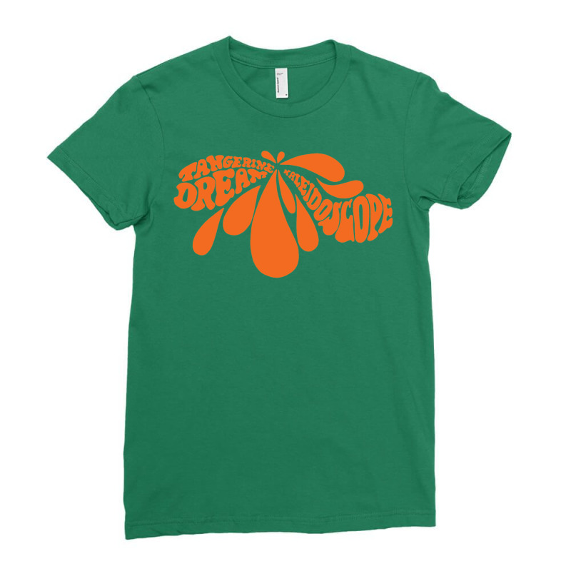 Kaleidoscope Tangerine Dream Ladies Fitted T-Shirt by camrocsehouj | Artistshot