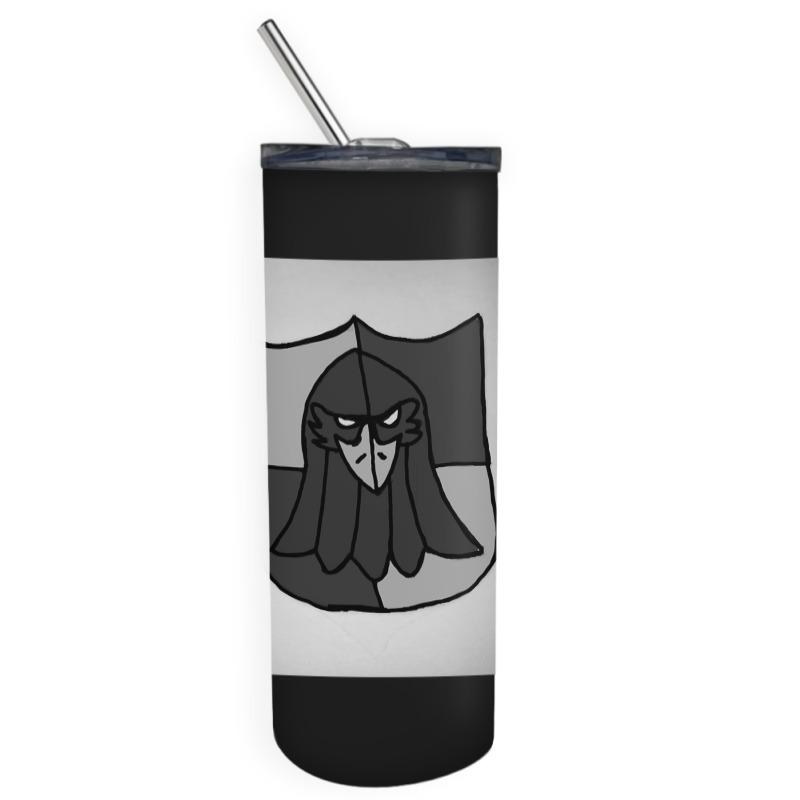 B&w House Of The Eagle Skinny Tumbler | Artistshot