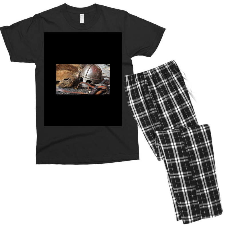 Viking Helmet  Boy Quote Men's T-shirt Pajama Set | Artistshot