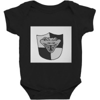 B&w House Of The Snake Baby Bodysuit | Artistshot