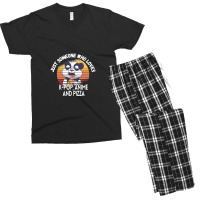 Kpop Anime Panda Food Lover Kpop Bias Fan Men's T-shirt Pajama Set | Artistshot