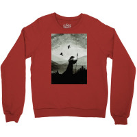 Odin Huginn And Muninn  Nature Funny Crewneck Sweatshirt | Artistshot