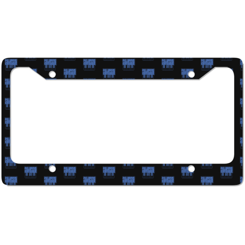 Synthesizer Player And Synth Lover 1 License Plate Frame | Artistshot