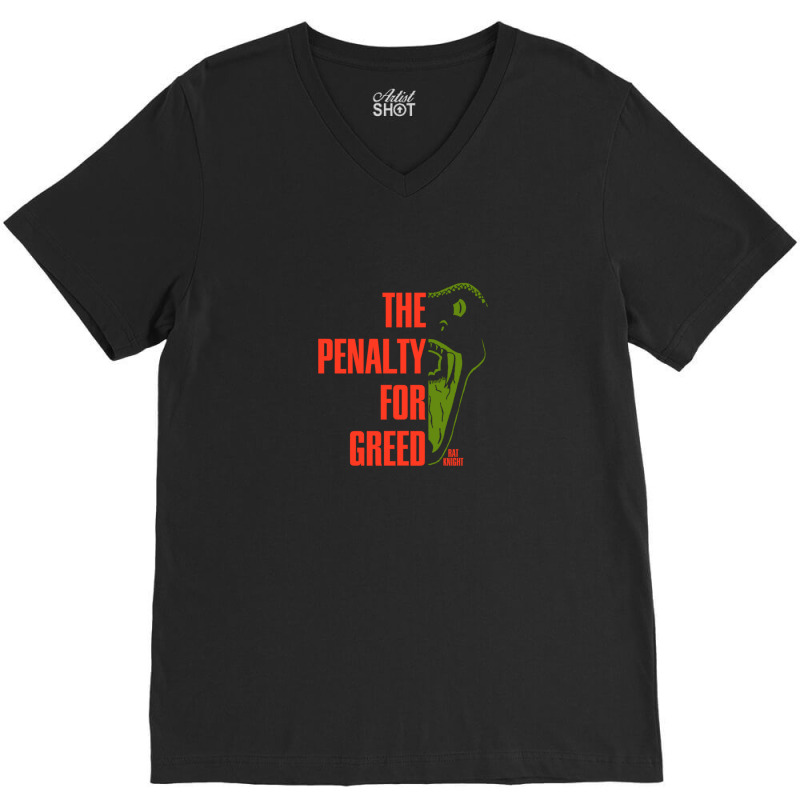 Rat Knight  The Penalty For Greed V-Neck Tee by ThomasWaters | Artistshot