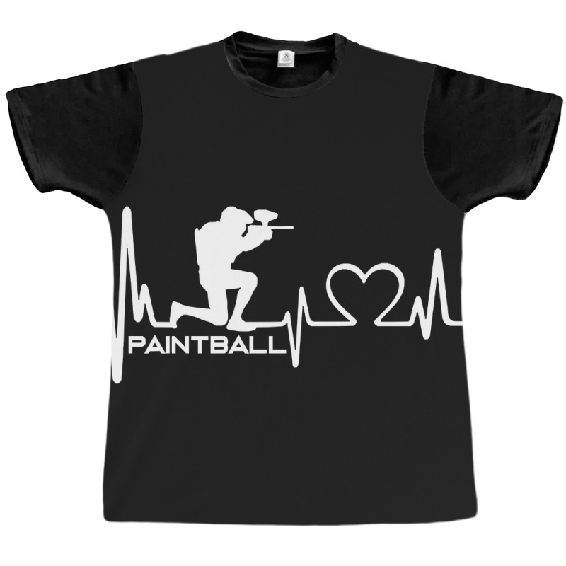 Paintball Is My Heartbeat Graphic T-shirt | Artistshot