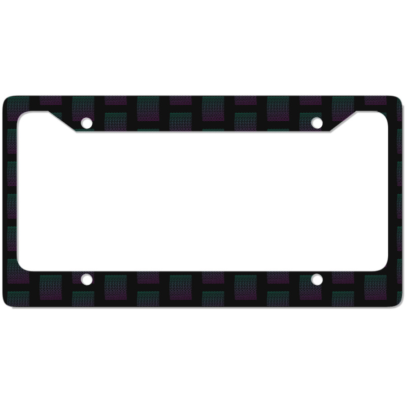 Synthesizer Waveforms License Plate Frame | Artistshot