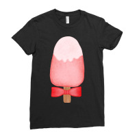 Ice Cream Lover Watercolor Ladies Fitted T-shirt | Artistshot