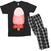 Ice Cream Lover Watercolor Men's T-shirt Pajama Set | Artistshot