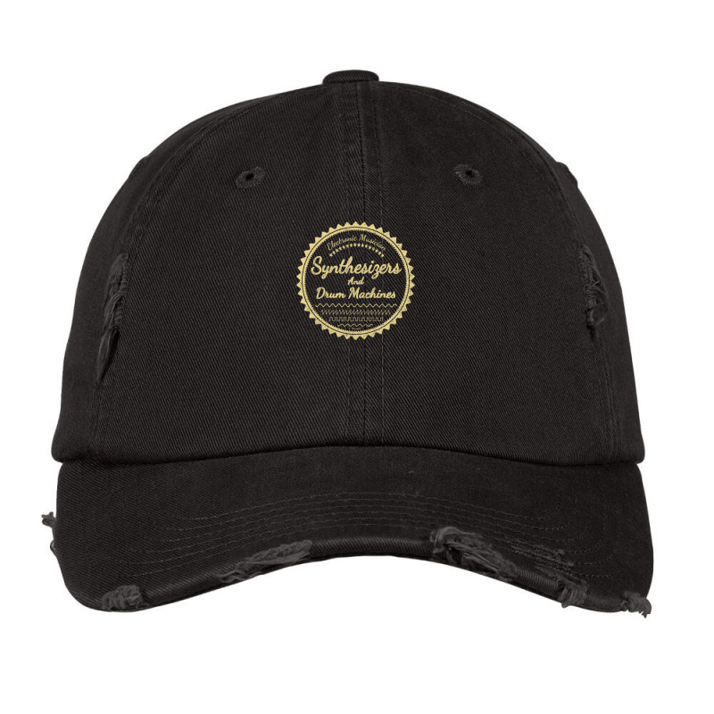 Synthesizers And Drum Machines Fan Vintage Cap | Artistshot