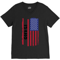 Awesome Idaho Usa United States America American Flag For A Birthday O V-neck Tee | Artistshot