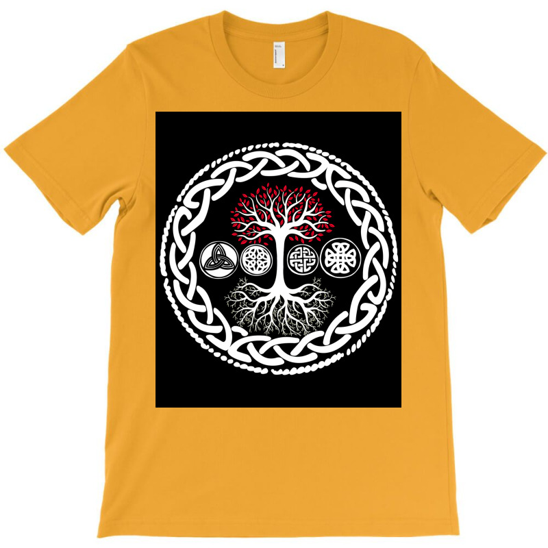 Viking Norse Mythology Tree Design Gift  Stars Retro T-shirt | Artistshot