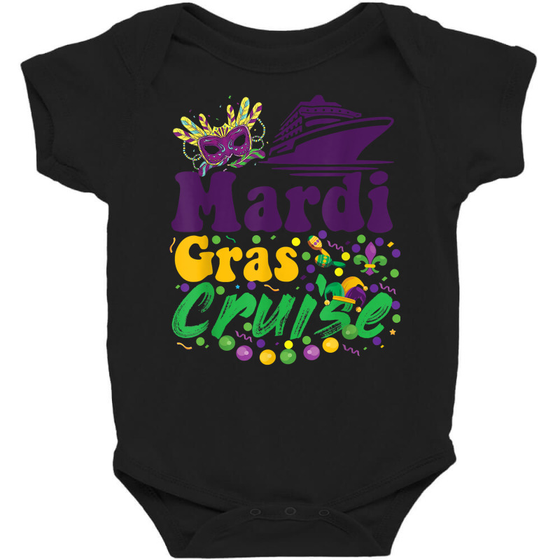 Mardi Gras Cruise Cruising Mask Cruise Ship Mardi Gras Costu T Shirt Baby Bodysuit | Artistshot