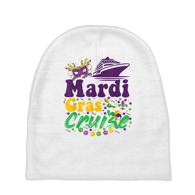 Mardi Gras Cruise Cruising Mask Cruise Ship Mardi Gras Costu T Shirt Baby Beanies | Artistshot