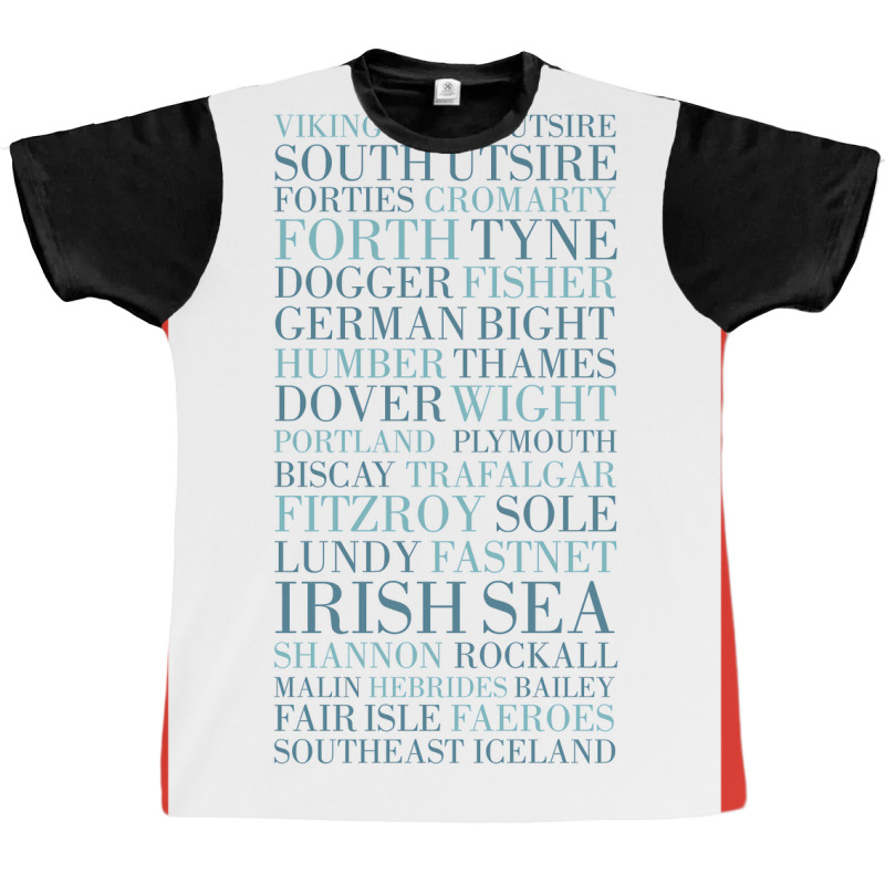 Shipping Forecast As Heard Of Radio 4  Retro Quote 80s Graphic T-shirt | Artistshot