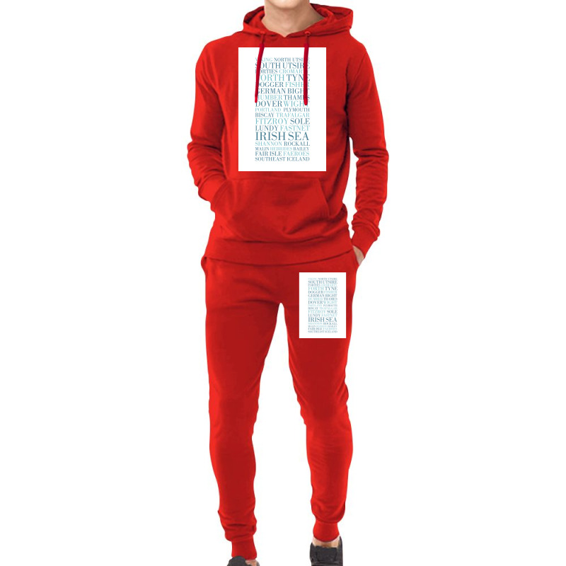 Shipping Forecast As Heard Of Radio 4  Retro Quote 80s Hoodie & Jogger Set | Artistshot