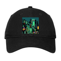 Digital City Art Adjustable Cap | Artistshot