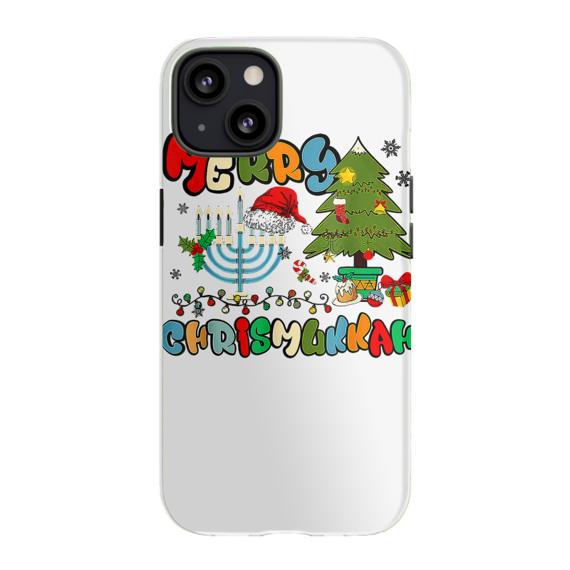 Merry Chrismukkah Hanukkah Jewish Chanukah Menorah Family T Shirt Iphone 13 Case | Artistshot