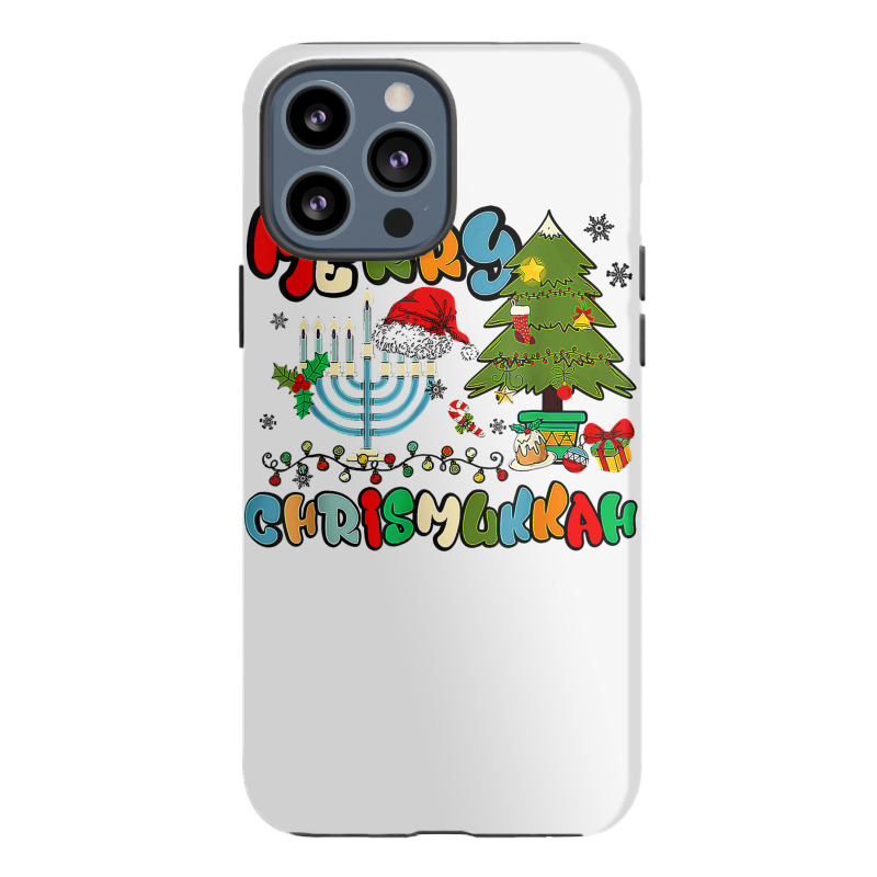 Merry Chrismukkah Hanukkah Jewish Chanukah Menorah Family T Shirt Iphone 13 Pro Max Case | Artistshot