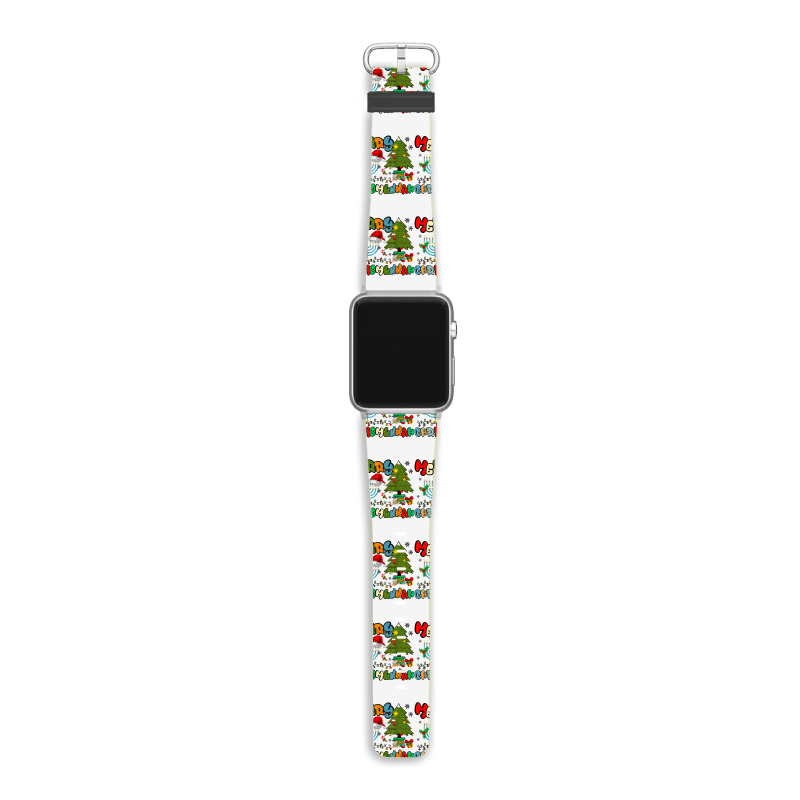 Merry Chrismukkah Hanukkah Jewish Chanukah Menorah Family T Shirt Apple Watch Band | Artistshot