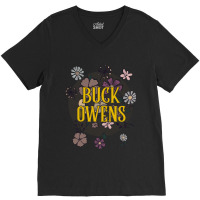 Aesthetic Buck Proud Name Flowers Retro Styles V-neck Tee | Artistshot