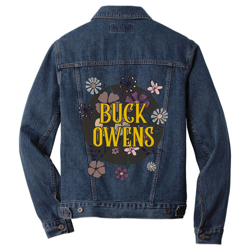 Aesthetic Buck Proud Name Flowers Retro Styles Men Denim Jacket by sausagefencing57 | Artistshot