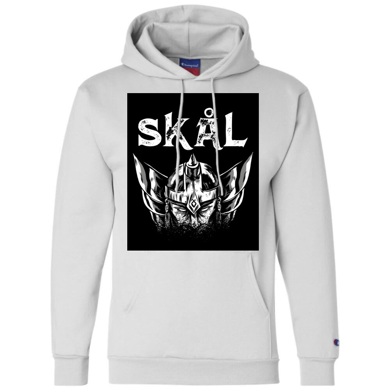 Skal Viking Drinking  Boy Champion Hoodie | Artistshot