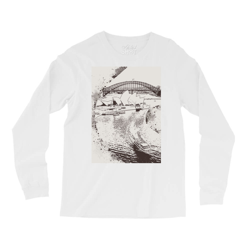 Sydney Landmark Long Sleeve Shirts | Artistshot