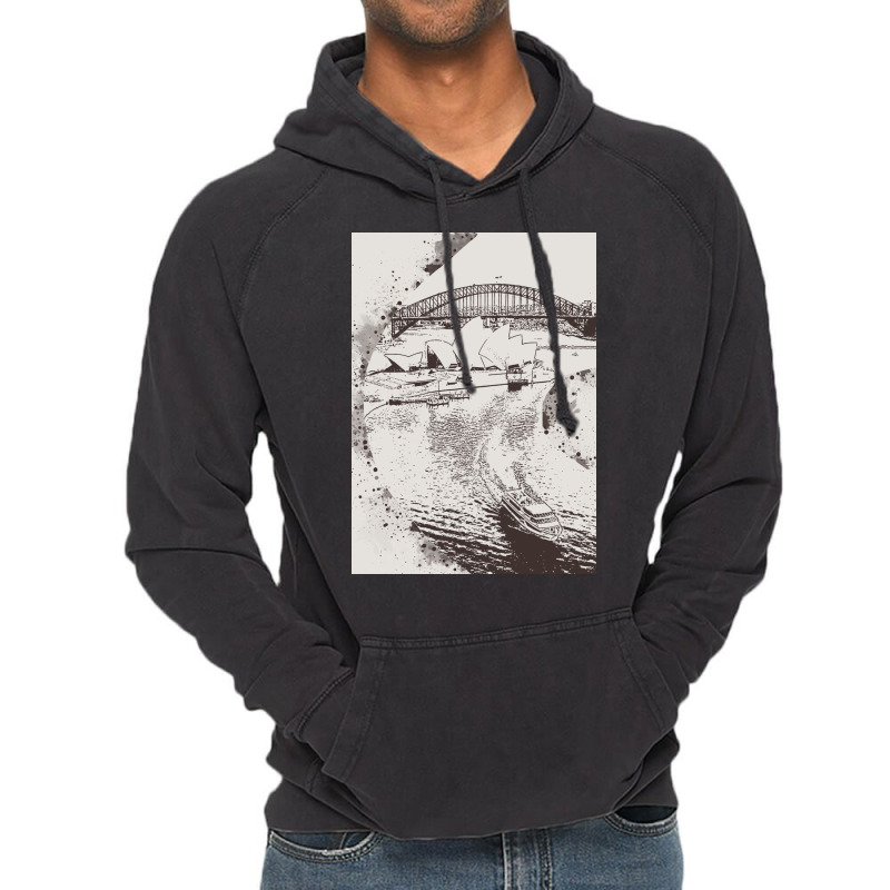 Sydney Landmark Vintage Hoodie | Artistshot