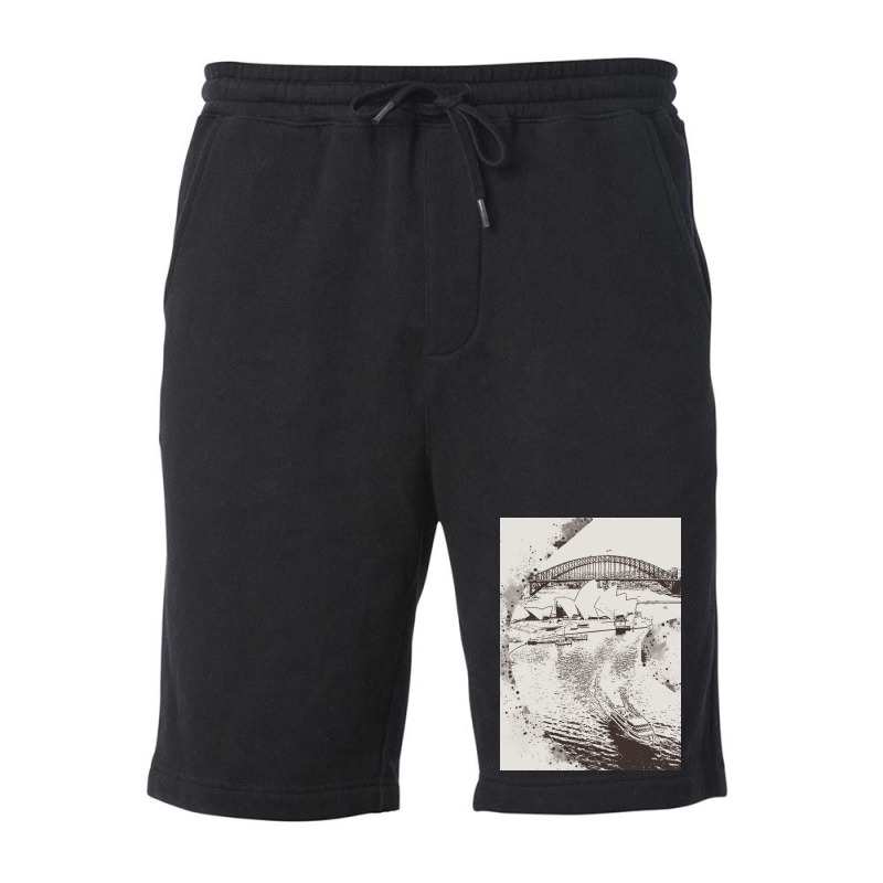 Sydney Landmark Fleece Short | Artistshot