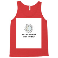 Viking Quote Moon In Sun  Blue Tank Top | Artistshot