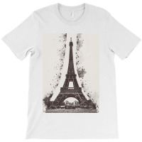 Paris Eiffel Landmark T-shirt | Artistshot