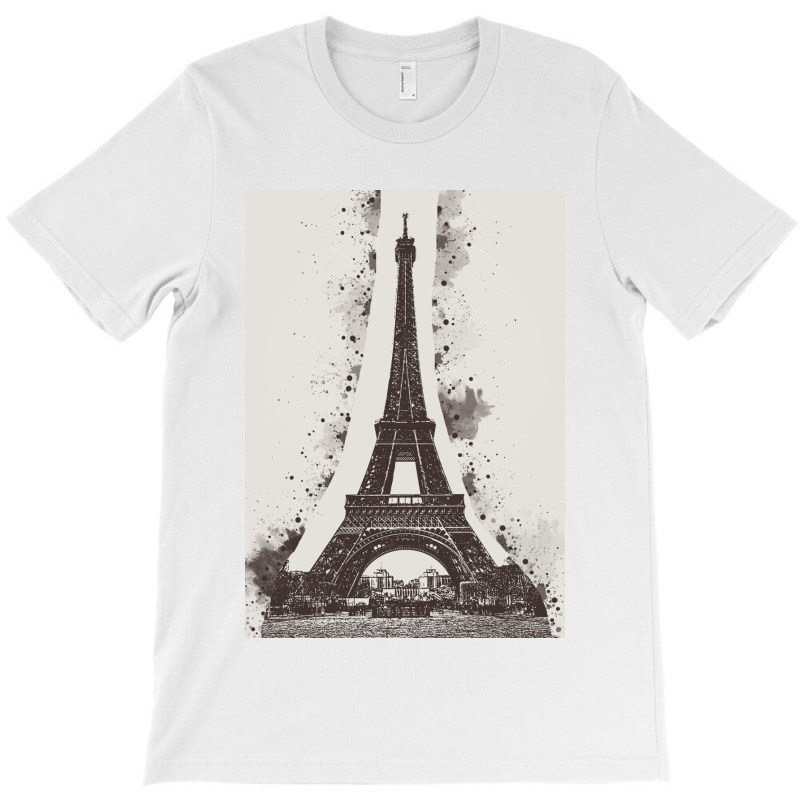 Paris Eiffel Landmark T-shirt | Artistshot