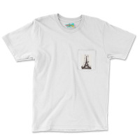 Paris Eiffel Landmark Pocket T-shirt | Artistshot