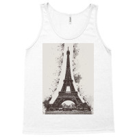 Paris Eiffel Landmark Tank Top | Artistshot