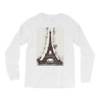 Paris Eiffel Landmark Long Sleeve Shirts | Artistshot