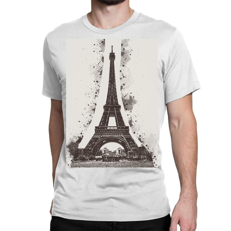 Paris Eiffel Landmark Classic T-shirt | Artistshot