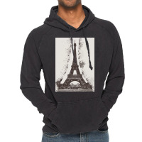 Paris Eiffel Landmark Vintage Hoodie | Artistshot