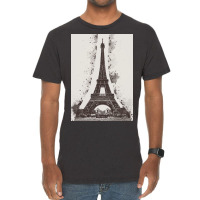 Paris Eiffel Landmark Vintage T-shirt | Artistshot