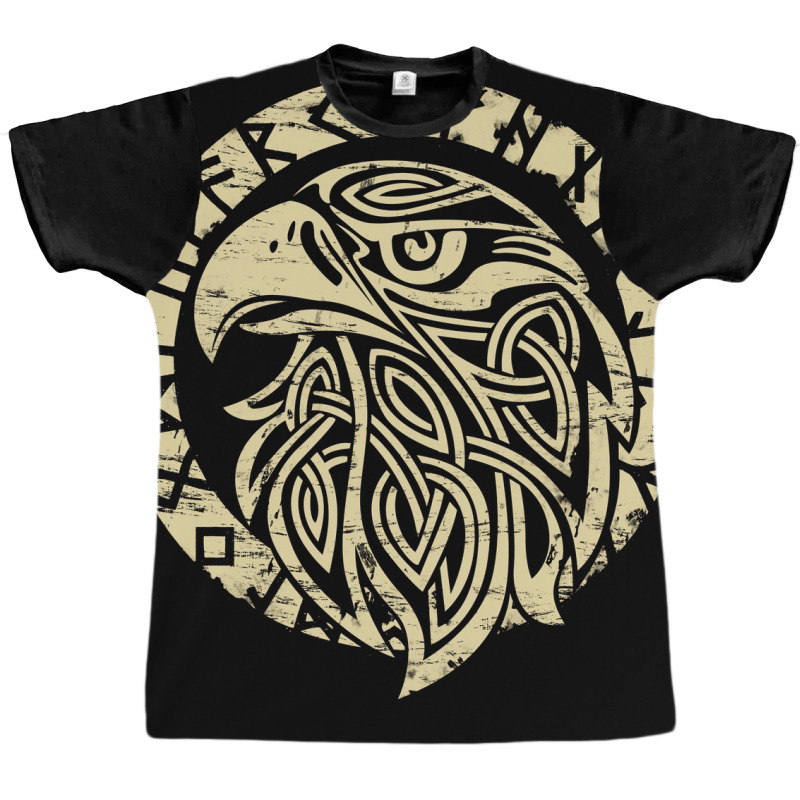 Viking Raven  Yellow Cute Graphic T-shirt | Artistshot