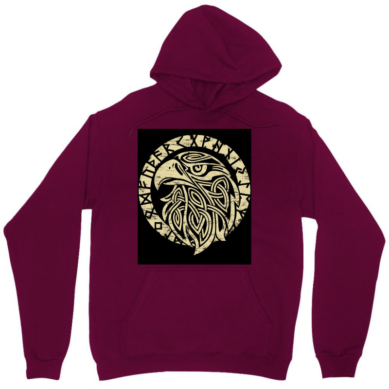 Viking Raven  Yellow Cute Unisex Hoodie | Artistshot