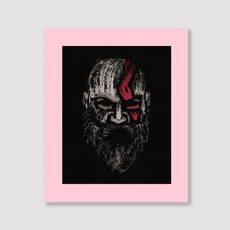 The Warrior Of Gods  Hippie Hipster Portrait Canvas Print | Artistshot