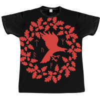 Viking Raven Rednorse Warrior Bird Warriors Roots Crow  Yellow Nature Graphic T-shirt | Artistshot