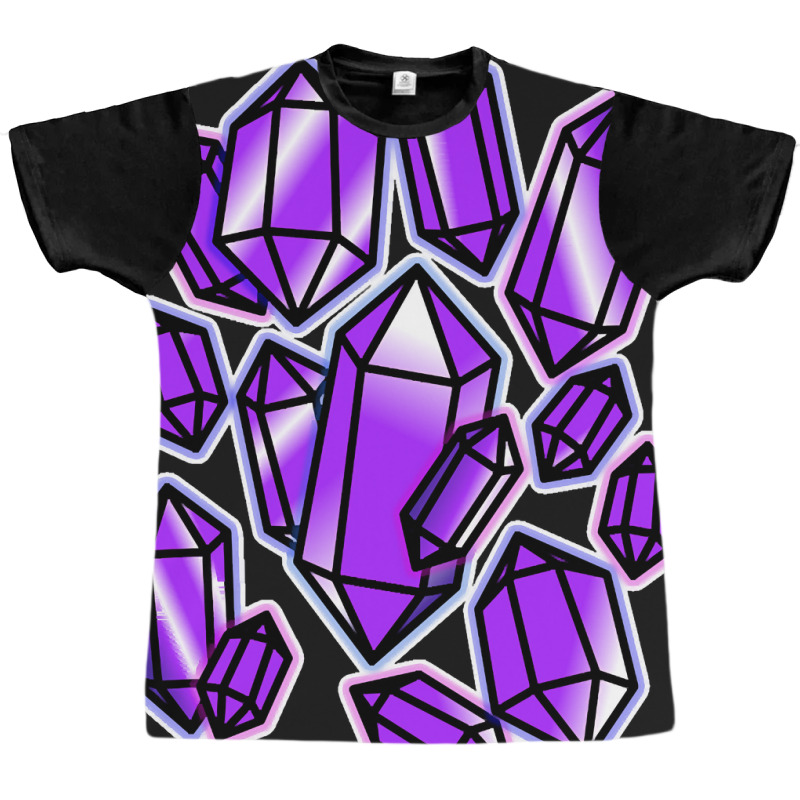 Amethyst Quartz Graphic T-shirt by genuinelyseriously4 | Artistshot