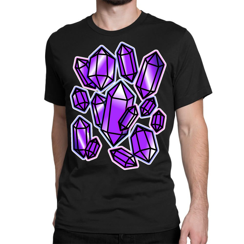 Amethyst Quartz Classic T-shirt by genuinelyseriously4 | Artistshot