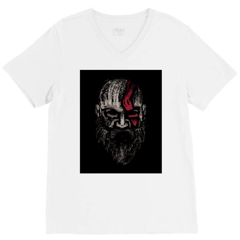 The Warrior Of Gods  Humor Summer Red V-neck Tee | Artistshot