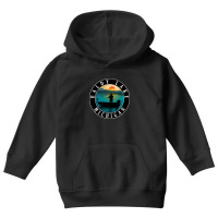 Baldy Lake Fishing Michigan Sunset Youth Hoodie | Artistshot