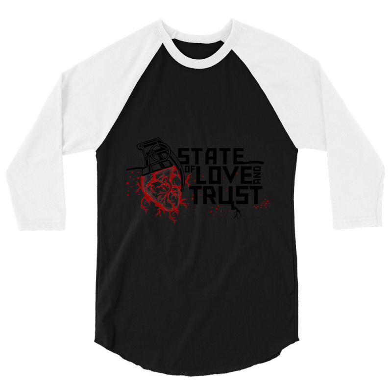 State Of Love And Trust Classic 3/4 Sleeve Shirt | Artistshot